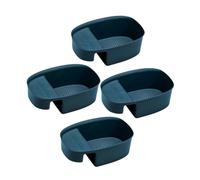 GALPADA 4Pcs Multi-Functional Kitchen Sink Drain Basket Strainer for Fruit Vegetable Washing and Storage Plastic Kitchen Sink Basket Organizer