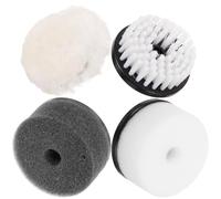 GALPADA 4pcs Multi-functional Shoe Cleaning Brush Set with Polish, Dusting, and Sponge Brushes, Plastic and Plush Material, Does Not Damage Shoes, for Sneakers and Boots