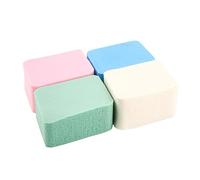 GALPADA 4Pcs Natural Diamond Powder Puff Soft Makeup Sponge for Foundation Blusher and Concealer Gentle Skin Versatile for Wet Dry Use for Makeup Application