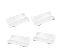 GALPADA 4pcs Pen Box for Paint Brush Storage for Drawing Tools Organization Watercolor Pen Container Compartments for Art Supplies The Go