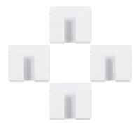 GALPADA 4pcs Phone Rack Remote Control Storage Box Adhesive Design Abs Multipurpose Storage Solution for Home behind The Sofa