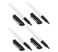 GALPADA 4pcs Plastic Dry Erase Markers for Classroom Teaching and Drawing with Writing and Sturdy Design, Wipe Clean Pens for Whiteboard and Blackboard Use
