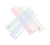 GALPADA 4pcs Plastic Mahjong Line Finder Strips for Dyslexic Users and Beginners Precision Focus Reading Tools Supporting Steady Text Reading for Educational
