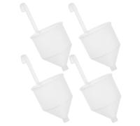 GALPADA 4pcs Plastic Viscosity Cups for Paint and Polyurethane, Reusable Spray Gun Viscosity Test Funnels with One-handed Operation, for DIY Painting and Automotive Paint Testing