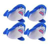 GALPADA 4pcs Plush Cartoon Keychain Adorable Bag Hanging Pendant Soft Stuffed Animal Keyring for Birthday Parties Classroom Rewards and Decorations