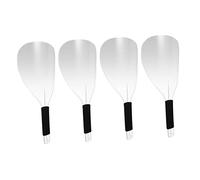 GALPADA 4Pcs Portable Hairspray Shield Handheld Haircut Facial Guard Masks for Hair Salon Use Durable Plastic Eye Protection Prevents Hair from Falling Into Eyes