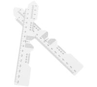 GALPADA 4pcs Portable Pvc Pupillary Distance Ruler for Eye Care with User-friendly Design, Accurate Pd Measurement Tool for On-the-go Use and Everyday Optical Measurements