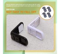 GALPADA 4pcs Proofing Latch Safety Cabinet Locks Installation Drawer Door Latch for Protection Prevents Access to Refrigerator Oven Toilet Black