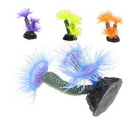 GALPADA 4pcs Realistic Fake Coral Plants for Aquariums Durable Resin Decorations for Freshwater Saltwater Tanks Promotes Fish Health Easy Setup Faderesistant Coral Reef Decor