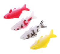 GALPADA 4pcs Realistic Simulated Fish Decoration Pvc Aquarium Ornament