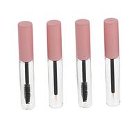 GALPADA 4pcs Refillable Mascara Tubes with Shadow Tip Liner Applicators Lightweight and Compact Pet Bottles for Easy Makeup Application Durable and Washable Design for Random Color