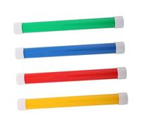 GALPADA 4pcs Relay Baton Running Sticks for School Sports PE Classes Kindergarten Athletic Training and Coordination Development