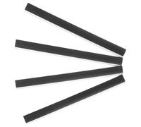GALPADA 4Pcs Rubber Strip Replacement for Dustpan Lip Edge, Sturdy Rubber Dustpan Lip Replacement, for Garbage Shovel, Not Easy to Wear or Deform