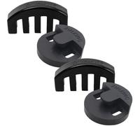 GALPADA 4pcs Rubber Violin Mute Set for Full Size Violin and Small Viola, Claw round Style, Preserve Tone Quality, for Night Practicing and Performance Instrument Accessories