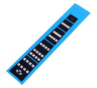 GALPADA 4pcs Set Violin Finger Guide Fingerboard Stickers Blue Paper Material for 1/2 Size Violins, Helps Beginners Find and Understand Note Locations, Easy Peel and Stick on Instrument