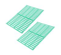 GALPADA 4PCS Small Animal Plastic Feet Pads Floor Mats for Bunny Rabbit Cage Thickened Pet Cage Bottom Mat with Anti-injury Cushioning Leak-resistant Litter Pan for Hamster Guinea Pig Dog