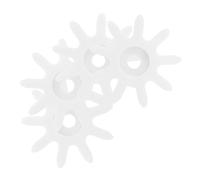 GALPADA 4PCS Small Plastic Gears Set for Pinball and Vending Machines Tooth Replacement Gears for Coin Operated Tissue and Candy Twist Compatibility for Mechanical