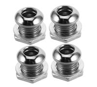 GALPADA 4pcs Snare Drum Air Vent Screws with Alloy Washers for Percussion Drum Hardware, Improve Sound Clarity and Reduce Resonance, Suitable for Performances and Practice Sessions