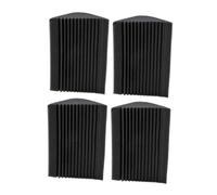 GALPADA 4pcs Soundproof Wall Acoustic Panels Sponge Corner Gear Sound Reduction Tile for Home Theater and Cinemas Noise Reduction with Contemporary Design