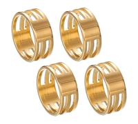 GALPADA 4pcs Stainless Steel Jump Ring Opener Tool Easy-use Jewelry Maker for DIY Crafts Gold Coil Maker Ring Opening and Closing Accessory for Necklace
