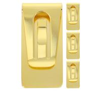 GALPADA 4pcs Stainless Steel Money Clip for Men with Multipurpose Functionality and Easy Portability, Classic Minimalist Design Suitable for Casual Outings and Work, Business Card and Cash