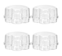 GALPADA 4pcs Stove Knob Covers Childproof Stove Knob Covers Oven Plastic Corrosion Resistant Tear Resistant Safety Protection for Gas Babies