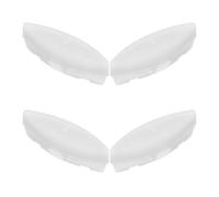 GALPADA 4pcs Toilet Seat Cushion Bumpers with Strong Grip and Silent Closing, Raised Edge Structure Abs Pads for Bathroom Cover and Toilet Seat, for Home Use