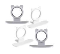 GALPADA 4pcs Toilet Seats Lifter Silicone Handles Sanitation Labor-Saving Assorted Color Practical Bathroom Toilet Lid Cover Lifter Accessories