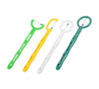 GALPADA 4pcs Tongue Tip Exerciser for Speech Therapy and Oral Muscle Strengthening Portable Tongue Trainer for Enhanced Flexibility and Improved Speech Clarity Suitable for Adults