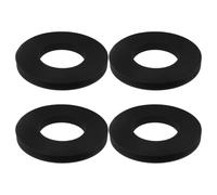 GALPADA 4pcs Universal Black Rubber Shock Absorbers Bushing Rings for Car Suspension with Effective Shock Absorption Top Tower Buffer for Vehicle Absorption
