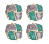 GALPADA 4pcs Vintage Craft Button Alloy Sewing Buttons Decoration Retro Chic Style Long Serving Life Embellishment for DIY Crafts and Scrapbook Decoration