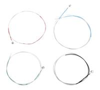 GALPADA 4Pcs Violin Strings Set Pure Sound Quality Easy Installation Steel Wire 1/2 Violin Strings A 1/2 Repair Accessory for Performances and Practice Sessions