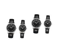 GALPADA 4pcs Watch for Couples Ladies Men Digital Wristwatch Modern Stylish Business Watches
