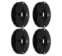 GALPADA 4pcs Wire Reel Holder Filament Spool Container Plastic 7.87x7.87x1.42in Portable Modern Aesthetics Empty Cable Reel Extension Cord Storage for 3D Printing Setup