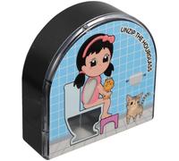 GALPADA 5 Minute Hourglass Sand Timer with Sturdy Abs and PC Construction, Bathroom Decoration and Gift for Christmas, Compact Sand Clock Timer for Restroom Use