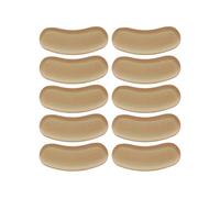 GALPADA 5 Pairs Brown Sponge High Heel Pads for Women Strong Self-Adhesive Heel Inserts to Help Keep Comfortable for Foot Care and Protection