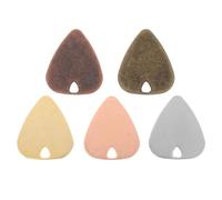 GALPADA 5 Pcs Metal Guitar Picks Stainless Steel Electric Bass Guitar Accessories Smooth Surface Gold Silver Red Copper Antique Copper Rose Gold for Music Practice