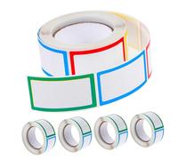 GALPADA 5 Rolls Multi Color Blank Bottle Labels Self Adhesive Stickers for Small Bottles Kitchen Jars Office Organization Easy Peel Residue and Fade Resistant Labels for Home Storage and