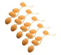 GALPADA 5 Strings Simulation Potato Strings Hanging Decorations Realistic Vegetable Pendants for Farmhouse Style Home Shop Manor Photography Props