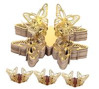 GALPADA 50 Pcs Double Sided Gold Square Cupcake Liners Mini Truffle Wrappers for Candy Chocolate Packaging Party Dessert Paper Cups for Weddings Festivals and Special Occasions