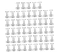 GALPADA 50 Sets Aluminum Greenhouse Repair Kit with Square Head Bolts and Hex Nuts Multipurpose Fasteners for Glass Panel Protection in Typhoon and Heavy Rain Suitable for Aluminum Frames