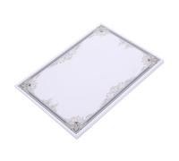 GALPADA 50 Sheets Blue Blank Certificate Paper Rounded Corners, Printable and Portable Size, for School Awards, Diplomas, and Writable Certificates