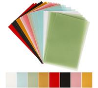 GALPADA 50 Sheets Colored Parchment Tracing Paper 6X4 Inch Translucent Sketching Copying Paper for Art Calligraphy Engineering Drawing