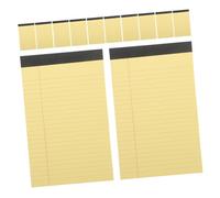 GALPADA 50 Sheets Portable Legal Pads Yellow Lined Notepads with Each Lightweight Tear Off Writing Pads for Home Office School Business Memo and Management Notebooks