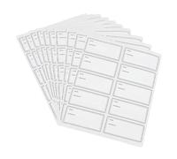 GALPADA 50 Sheets Rectangular Date Labels for Jars and Containers Easy Peel Off with Expiration Tracking Stylish Kitchen Stickers for Pantry and Freezer Organization