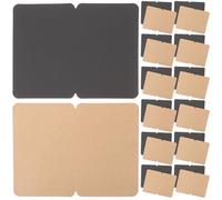 GALPADA 50pcs Blank Folding Cards Round Corners Kraft Paperboard DIY Note Cards Pack and Thank You Letters for Students and Craft Projects