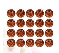 GALPADA 50pcs Chocolate Color Crystal Buttons for Clothes, DIY Sewing Fasteners for Sweaters and Coats, Adorable Small Buttons for Cardigans and Outerwear