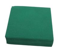 GALPADA 50pcs Dark Green Reusable Paper Napkins Elegant Cloth Texture for Weddings Parties and Restaurants Recyclable Dinner Napkins for Entertaining and Events
