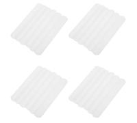 GALPADA 50pcs Disposable Breathable Hat Sweat Liner White Paper Absorbent Sweat Pads for Hat Brim Protection Guard Adhesive Absorption Strips for Training or Outdoor Use