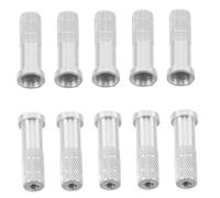 GALPADA 50pcs Lightweight Aluminum Arrow Inserts with Secure Threaded Connection for Archery Practice and Replacement Compatible with Various Arrow Shafts for Enhanced Flight Stability